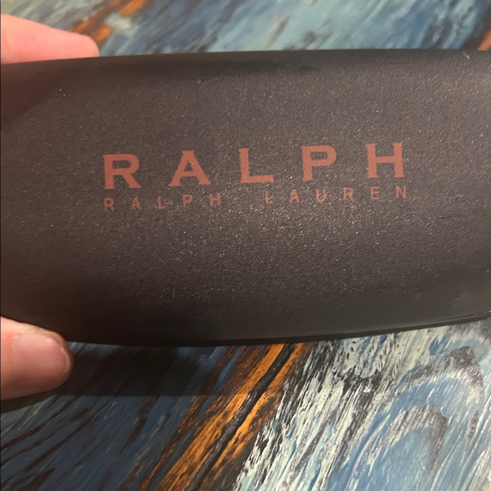 Vintage Ralph Lauren glasses with Black Case with Red Logo